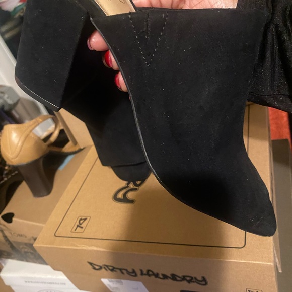 Slide on chunky heel insert cushion open toe and Heel - Picture 12 of 13